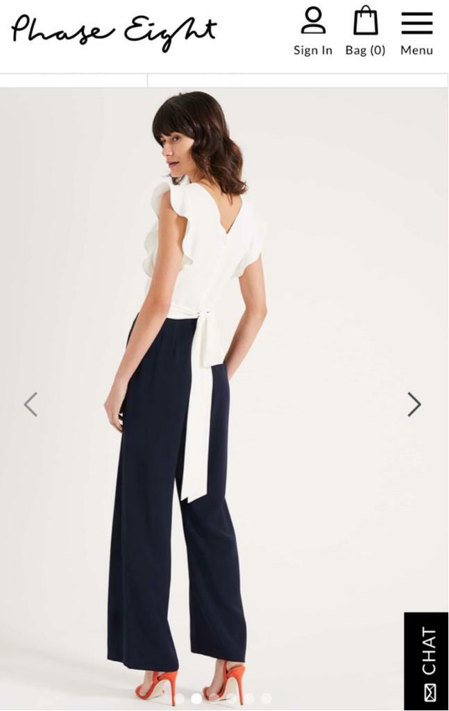 navy jumpsuit size 18